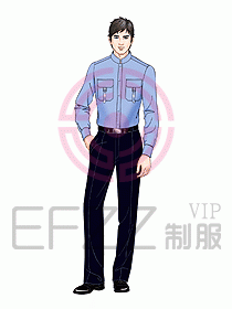 男裝長袖襯衫118