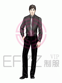 男裝長袖襯衫129