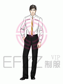 男裝長袖襯衫137