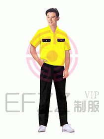 超市服務員服裝059