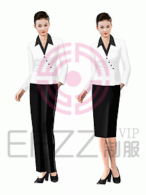 接待服務員服裝008