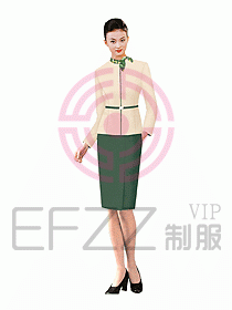 接待服務員服裝015