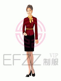 接待服務員服裝065