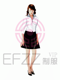 接待服務員服裝076