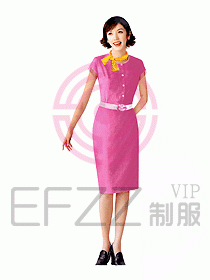 接待服務員服裝078