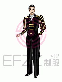 夜總會服務(wù)員服裝097