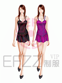 夜總會服務(wù)員服裝100