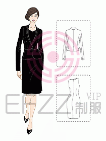 前廳大堂服務(wù)生制服203