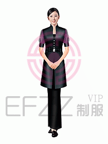 西餐咨客服裝129