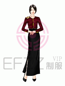 西餐咨客服裝168