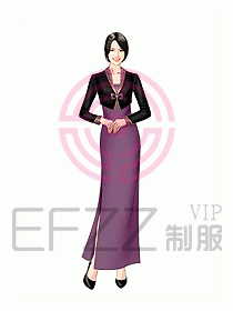 西餐咨客服裝175