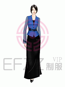 西餐咨客服裝178