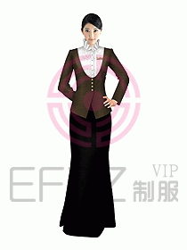 西餐咨客服裝192