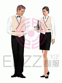 西餐服務生服裝095