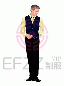 西餐服務(wù)生服裝185