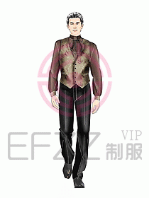 西餐服務生服裝250