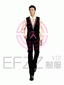 西餐服務生服裝296