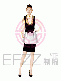 西餐服務(wù)生服裝322