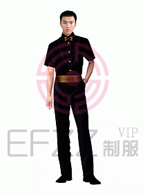 西餐服務(wù)生服裝354