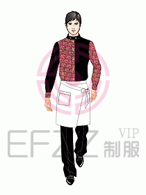 西餐服務(wù)生服裝388