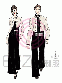 西餐服務生服裝398