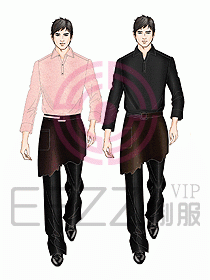 西餐服務生服裝422