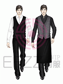 西餐服務生服裝423