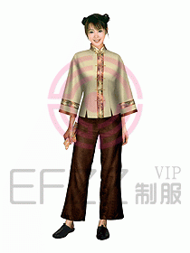中餐服務員制服325