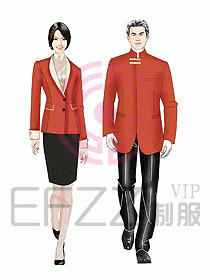 中餐服務(wù)員制服334