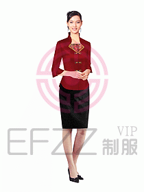 中餐服務(wù)員制服345