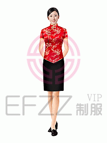 中餐服務(wù)員制服375