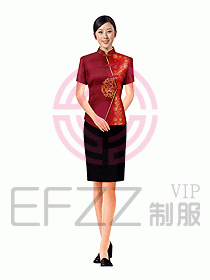 中餐服務員制服381