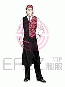 中餐服務員制服419