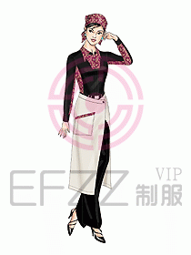 中餐服務(wù)員制服418