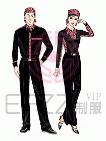 中餐服務(wù)員制服466