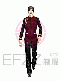 中餐服務員制服495