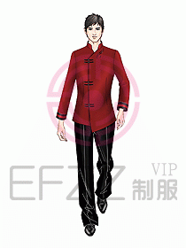 中餐服務(wù)員制服538