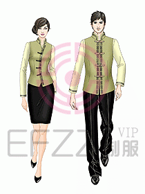中餐服務(wù)員制服716