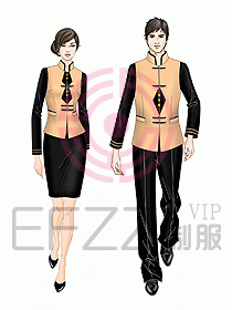 中餐服務員制服719