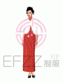 中餐迎賓制服018