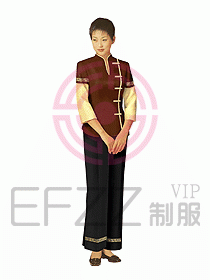 中餐迎賓制服022