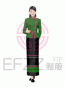 中餐迎賓制服019