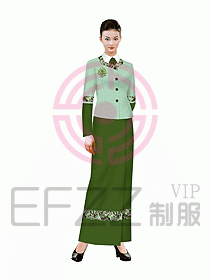 中餐迎賓制服023