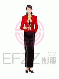 中餐迎賓制服032