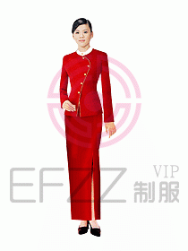 中餐迎賓制服057