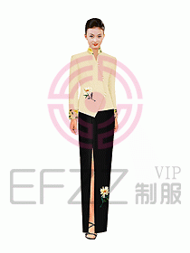 中餐迎賓制服084