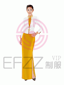 中餐迎賓制服095