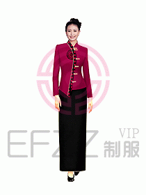 中餐迎賓制服112