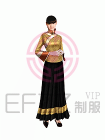 中餐迎賓制服148