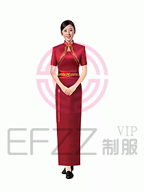 中餐迎賓制服159